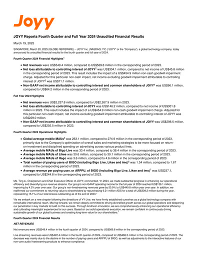 Thumbnail JOYY Quarterly Report 2024-q4