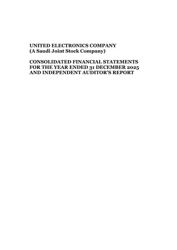 Vorschaubild United Electronics Company (eXtra Saudi) Finanzmitteilung 2025