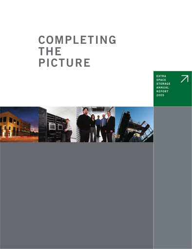 Miniature Extra Space Storage
 Rapport annuel 2005