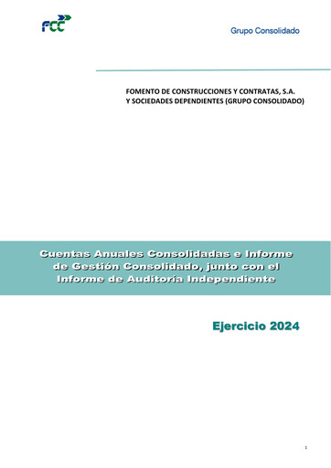 Miniature Fomento de Construcciones y Contratas
 Bilan financier 2024