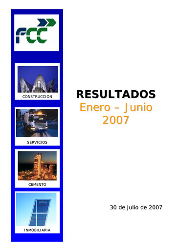 Miniature Fomento de Construcciones y Contratas
 Rapport semestriel 2007-h1