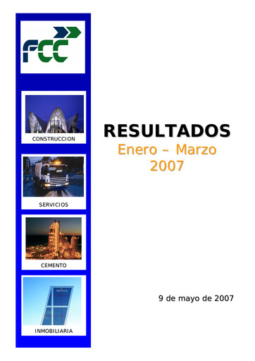 Miniature Fomento de Construcciones y Contratas
 Rapport trimestriel 2007-q1