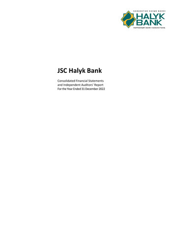 Thumbnail JSC Halyk Bank Financial Statement 2022