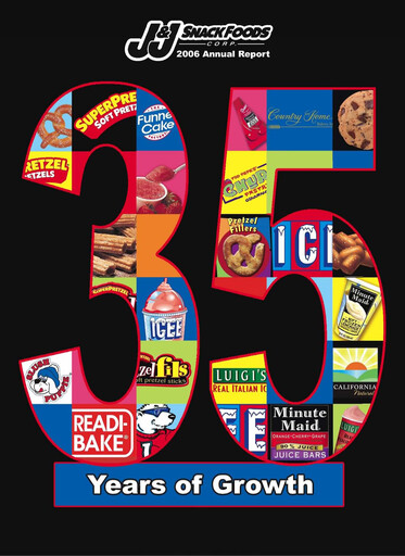 Thumbnail J&J Snack Foods
 Annual Report 2006