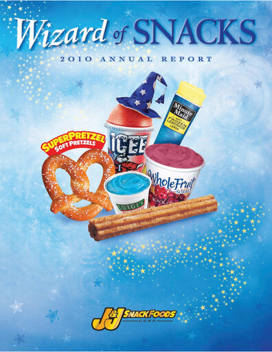 Thumbnail J&J Snack Foods
 Annual Report 2010