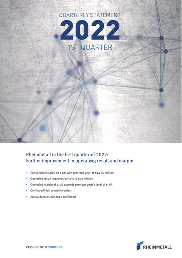 Thumbnail Rheinmetall
 Quarterly Report 2022-q1
