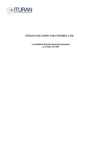 Thumbnail Ituran Financial Statement 2015-h1