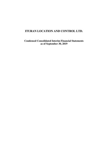 Thumbnail Ituran Financial Statement 2019-9m