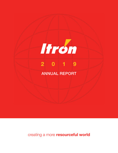 Thumbnail Itron
 Annual Report 2019