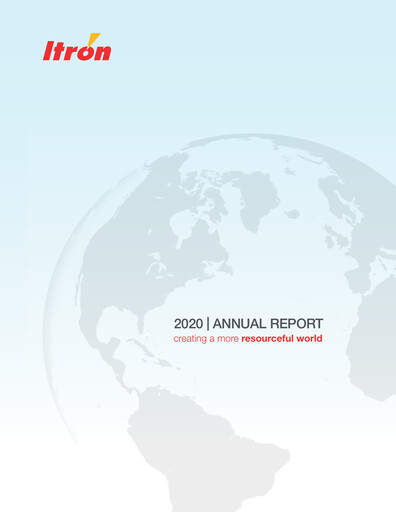 Thumbnail Itron
 Annual Report 2020