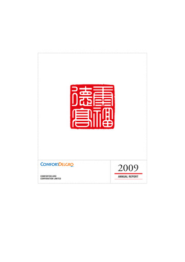 Thumbnail ComfortDelGro Annual Report 2009