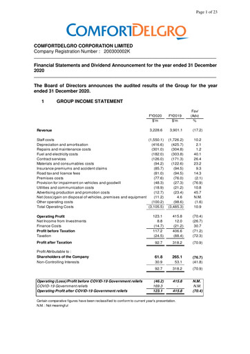 Vorschaubild ComfortDelGro Finanzmitteilung 2020