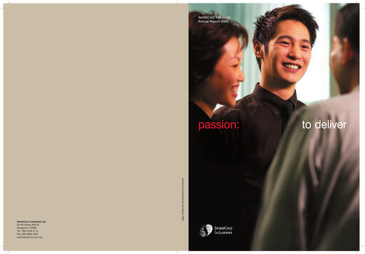Thumbnail Sembcorp Annual Report 2003