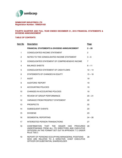 Thumbnail Sembcorp Financial Statement 2016