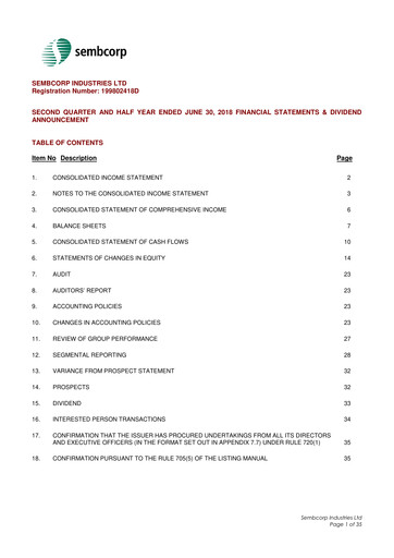 Thumbnail Sembcorp Half-year Report 2018-h1
