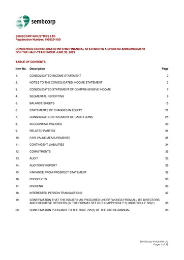Thumbnail Sembcorp Half-year Report 2023-h1