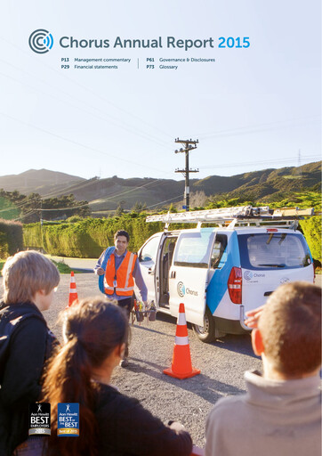Thumbnail Chorus Annual Report 2015