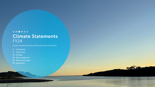 Thumbnail Chorus ESG Report 2024