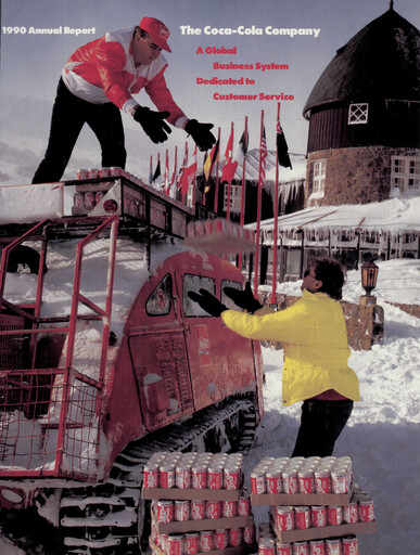 Vorschaubild Coca-Cola Jahresbericht 1990