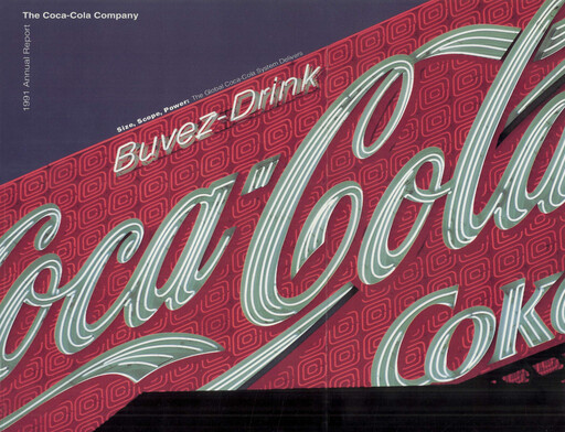 Vorschaubild Coca-Cola Jahresbericht 1991