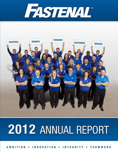Thumbnail Fastenal Annual Report 2012