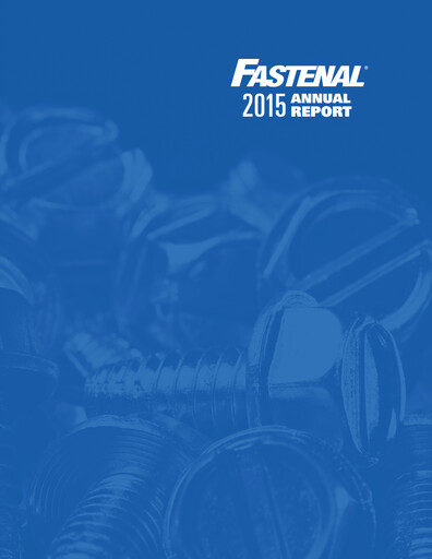 Thumbnail Fastenal Annual Report 2015