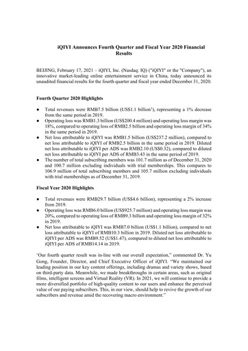 Vorschaubild iQIYI Quartalsbericht 2020-q4