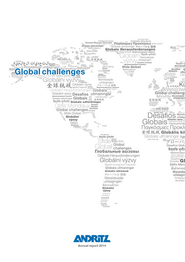 Thumbnail Andritz Annual Report 2014