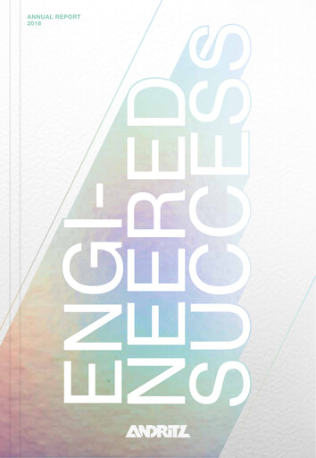 Thumbnail Andritz Annual Report 2018