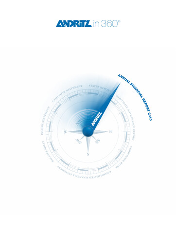 Thumbnail Andritz Financial Report 2010