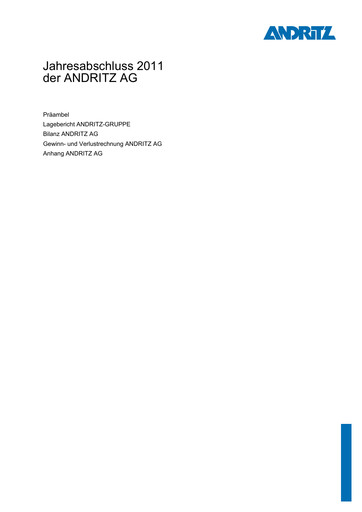 Thumbnail Andritz Financial Statement 2011