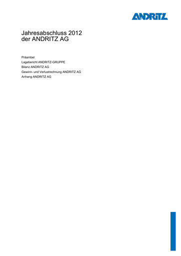 Thumbnail Andritz Financial Statement 2012
