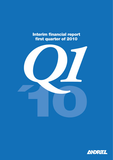 Thumbnail Andritz Quarterly Report 2010-q1