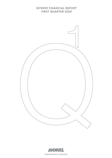 Thumbnail Andritz Quarterly Report 2020-q1