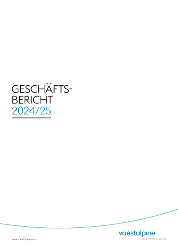 Thumbnail Voestalpine Annual Report 2024-2025