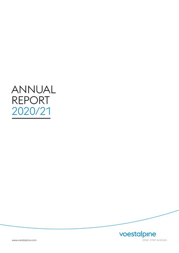 Thumbnail Voestalpine Annual Report 2020-2021