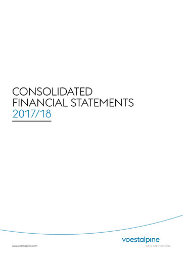 Thumbnail Voestalpine Financial Statement 2017