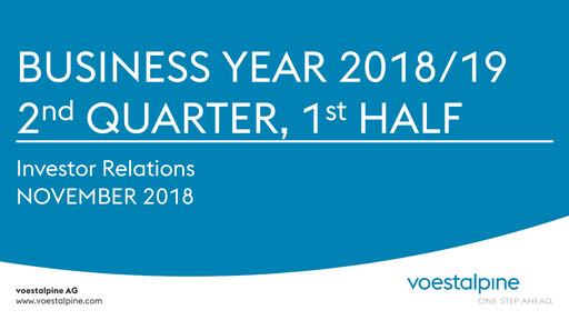 Thumbnail Voestalpine Half-year Report 2018-h1