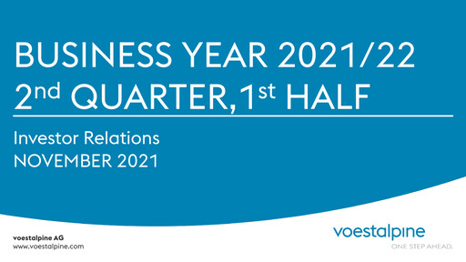 Thumbnail Voestalpine Half-year Report 2021-h1
