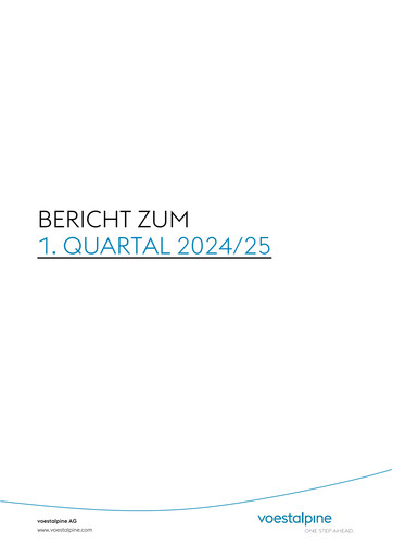 Thumbnail Voestalpine Quarterly Report 2024-q1