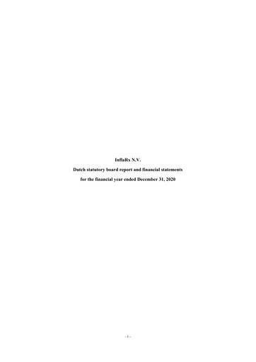 Thumbnail InflaRx
 Financial Statement 2020