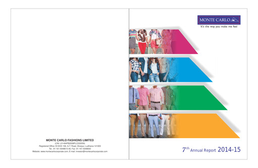 Thumbnail Monte Carlo Fashions Annual Report 2014-2015