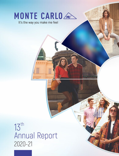 Thumbnail Monte Carlo Fashions Annual Report 2020-2021