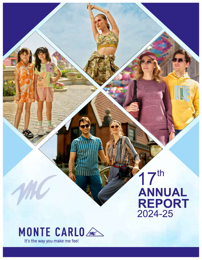 Thumbnail Monte Carlo Fashions Annual Report 2024-2025
