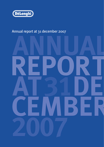 Thumbnail De' Longhi Annual Report 2007