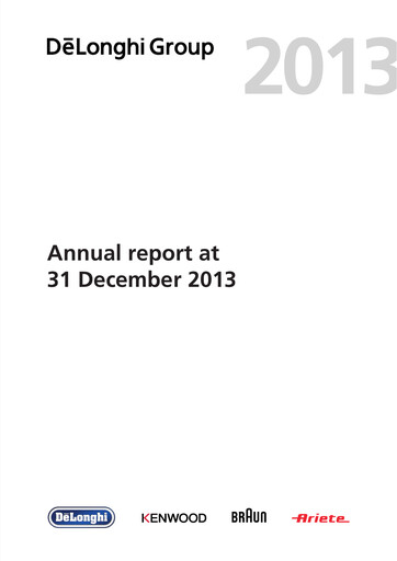Thumbnail De' Longhi Annual Report 2013