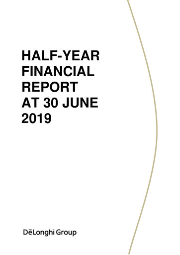 Thumbnail De' Longhi Half-year Report 2019-h1