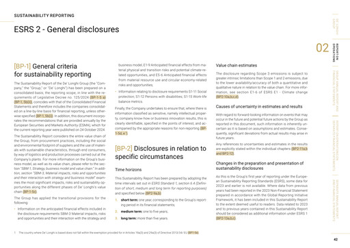 Thumbnail De' Longhi Sustainability Report 2024
