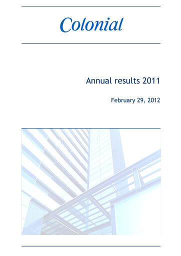 Thumbnail Inmobiliaria Colonial
 Financial Report 2011