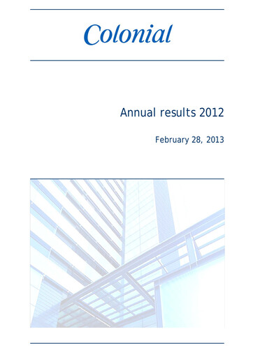 Thumbnail Inmobiliaria Colonial
 Financial Report 2012